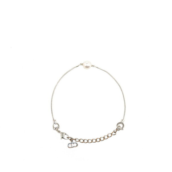 Dior Dior Silver Bracelet with Faux Pearl for Women Plastic Bracelet - Picture 3 of 6